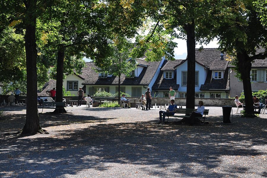 Der Lindenhof über der Limmat