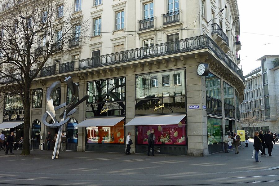 Confiserie Sprüngli am Paradeplatz